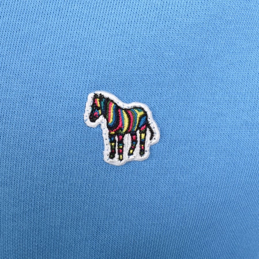 Image number 3 for Paul Smith Regular Fit Zebra Sweatshirt Blue