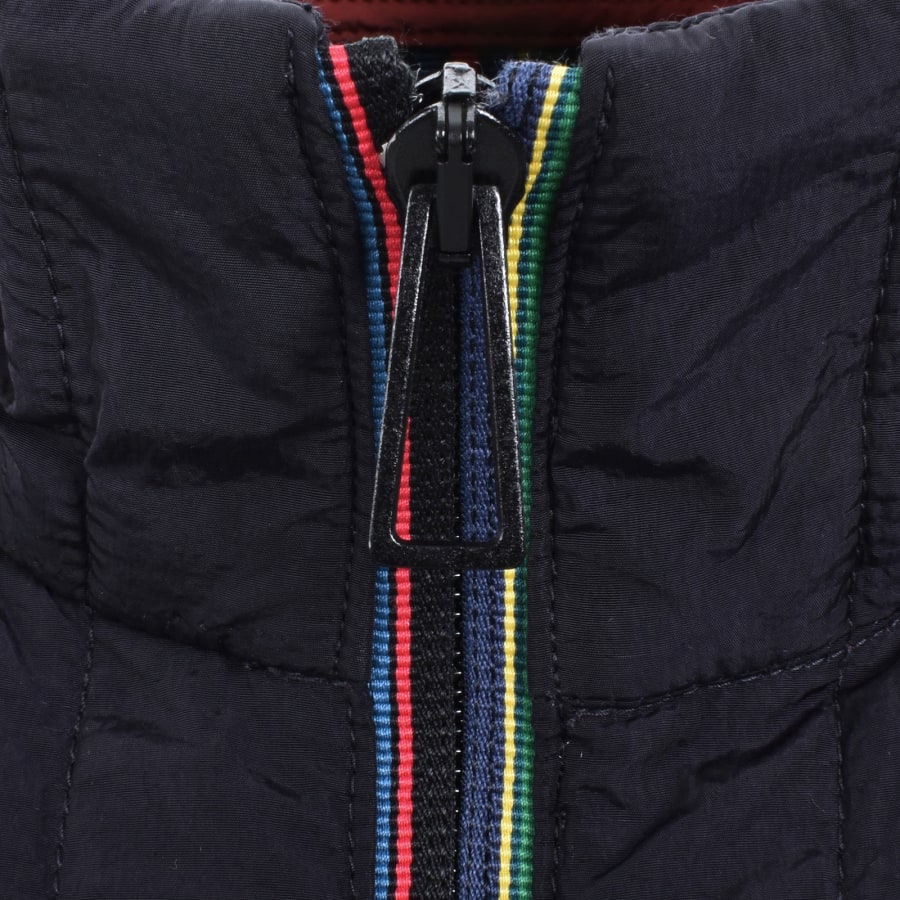 Image number 4 for Paul Smith Mix Media Gilet Navy