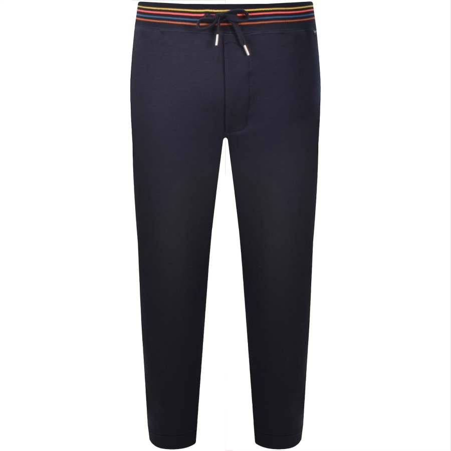 Image number 1 for Paul Smith Lounge Artist Rib Joggers Navy