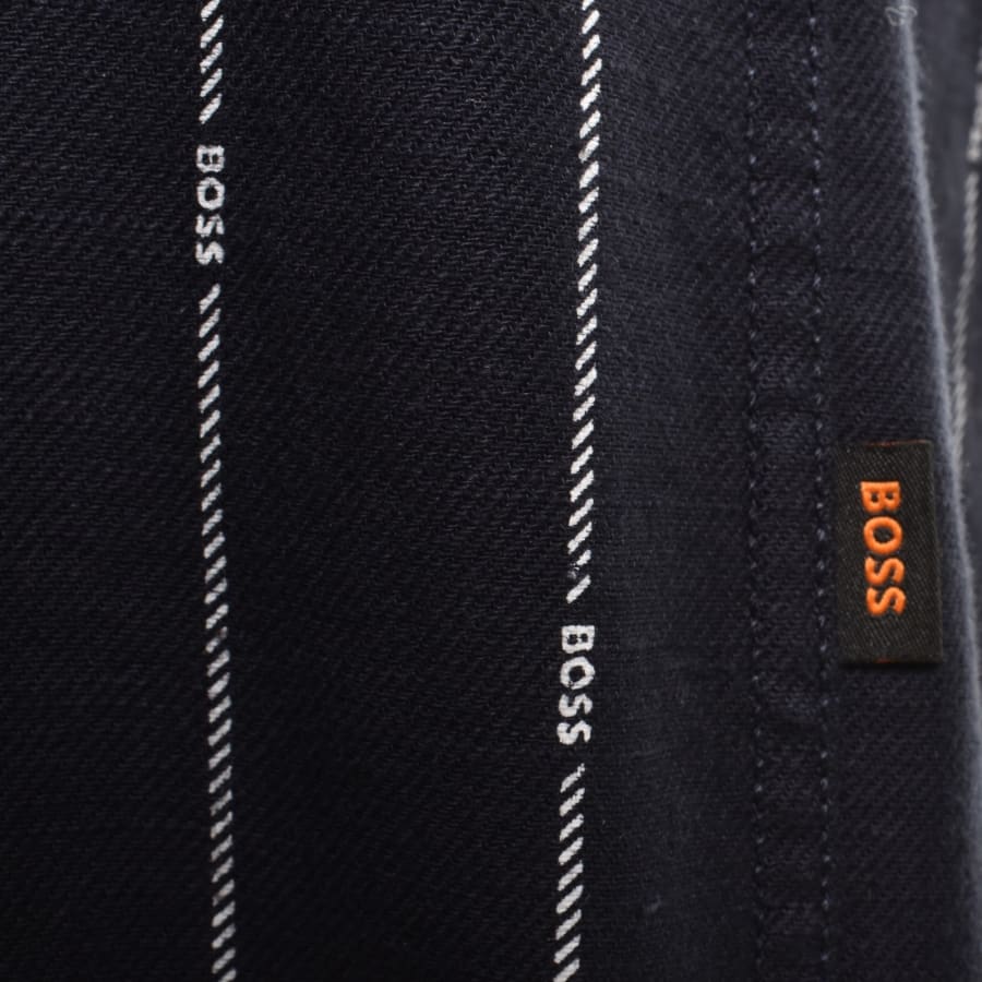 Image number 3 for BOSS Lambey 2 Long Sleeved Shirt Navy