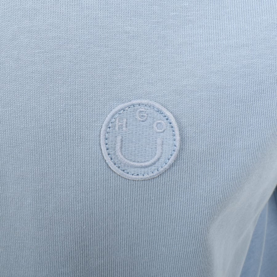 Image number 3 for HUGO Blue Niley Crew Neck T Shirt Blue