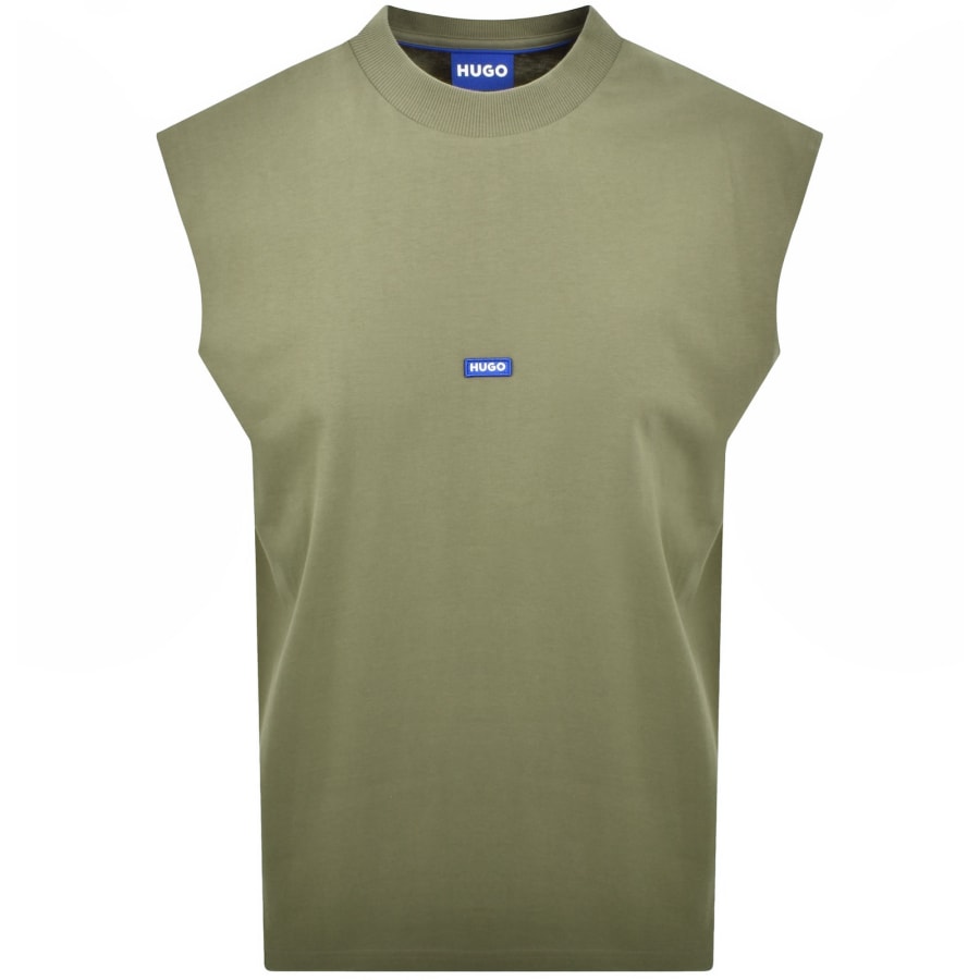 Image number 1 for HUGO Blue Navertz Vest Green