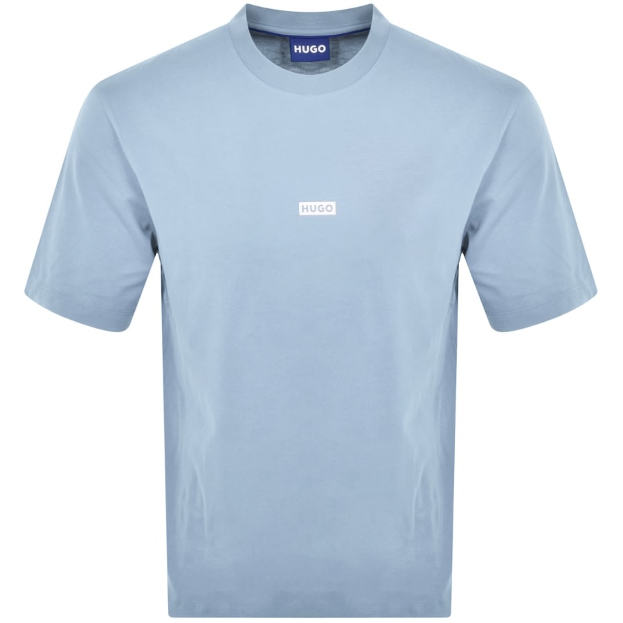 Image number 2 for HUGO Blue Nalono T Shirt Blue