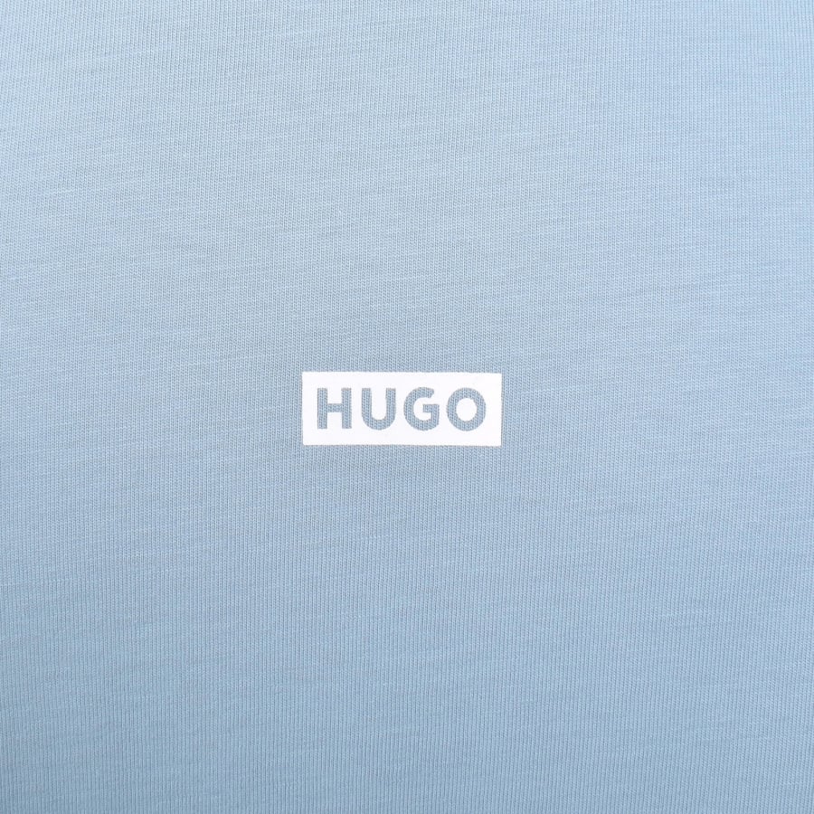Image number 4 for HUGO Blue Nalono T Shirt Blue