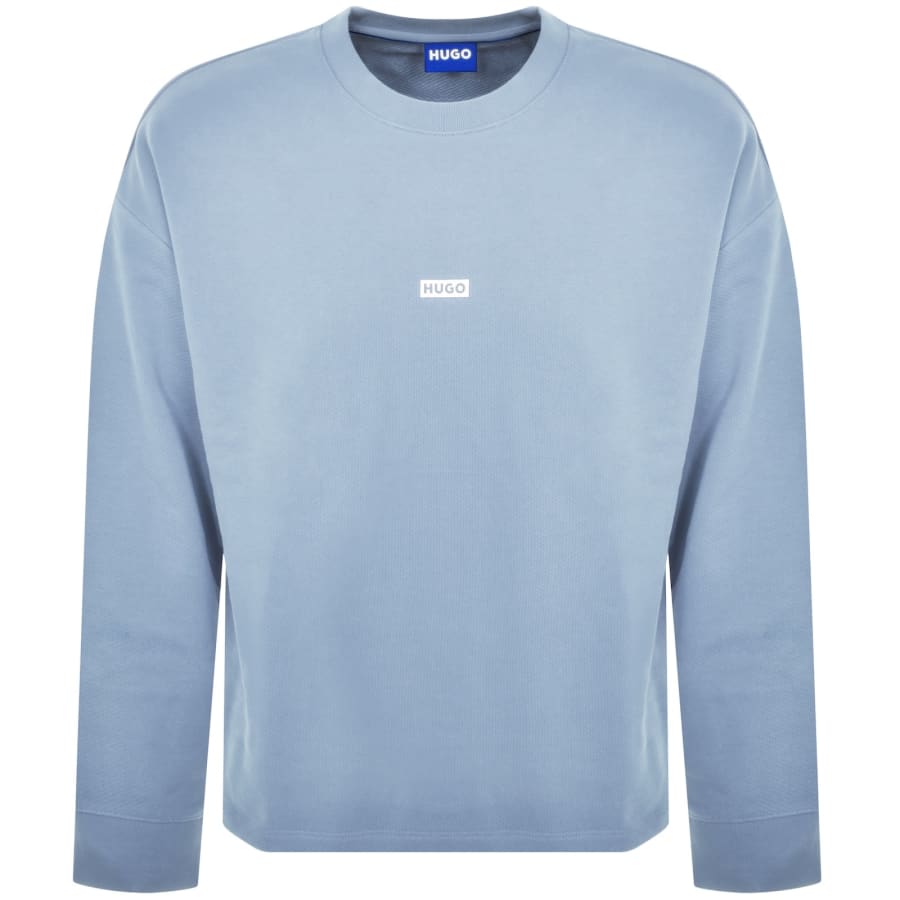 Image number 2 for HUGO Blue Naviu Sweatshirt Blue