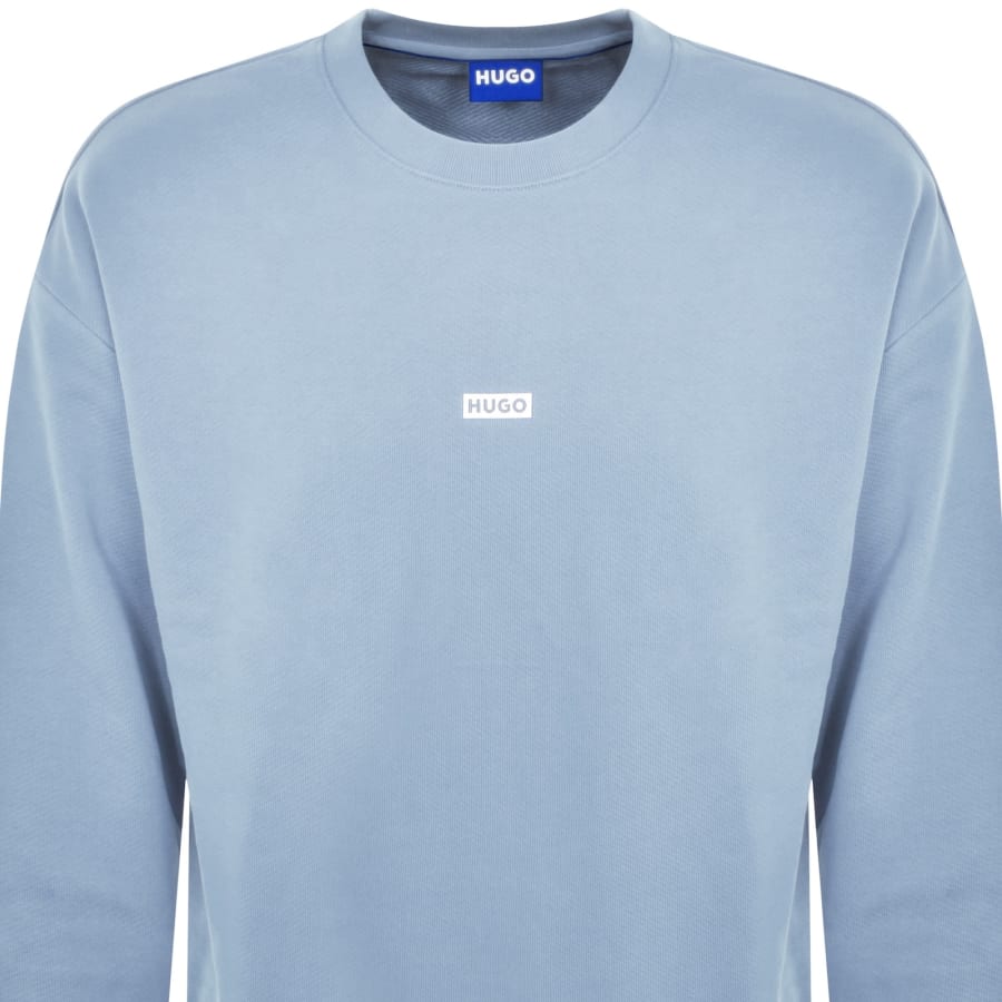 Image number 3 for HUGO Blue Naviu Sweatshirt Blue