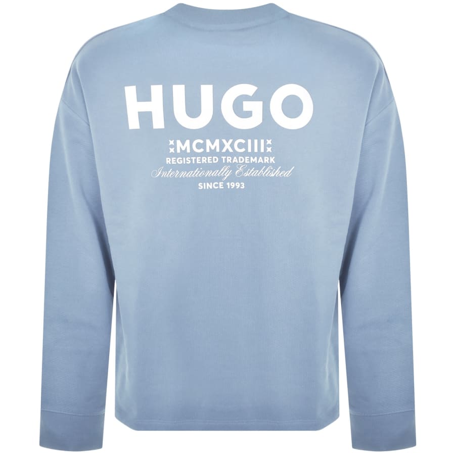 Image number 5 for HUGO Blue Naviu Sweatshirt Blue