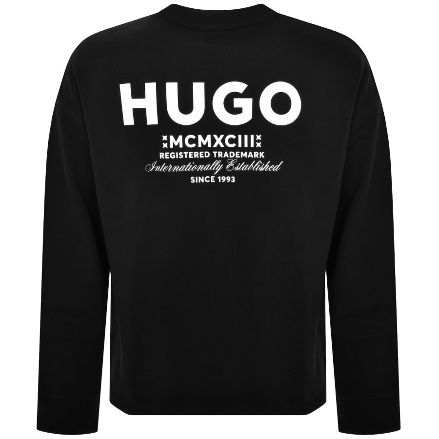 Image number 5 for HUGO Blue Naviu Sweatshirt Black