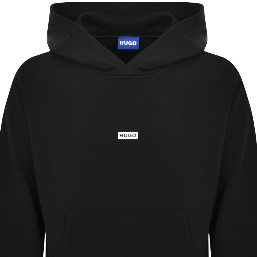 Image number 3 for HUGO Blue Nazardo Hoodie Black