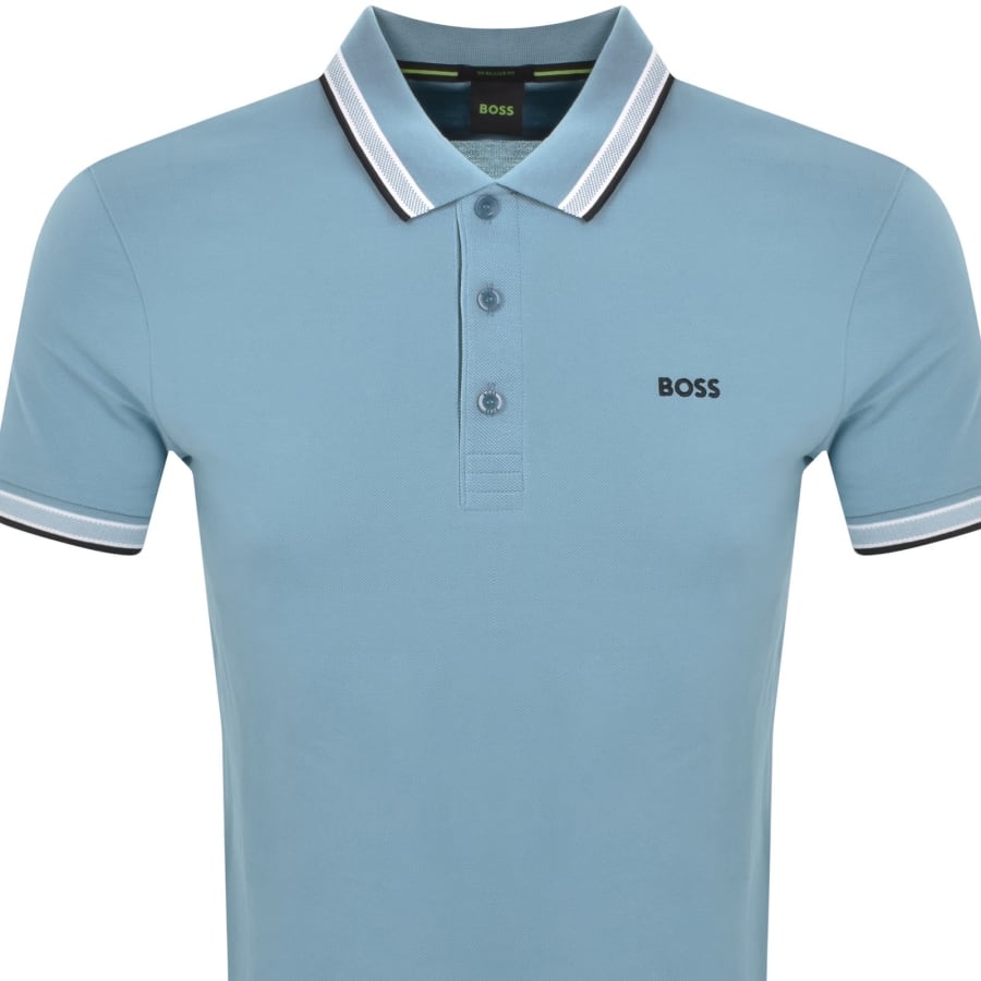 Image number 2 for BOSS Paddy Polo T Shirt Blue