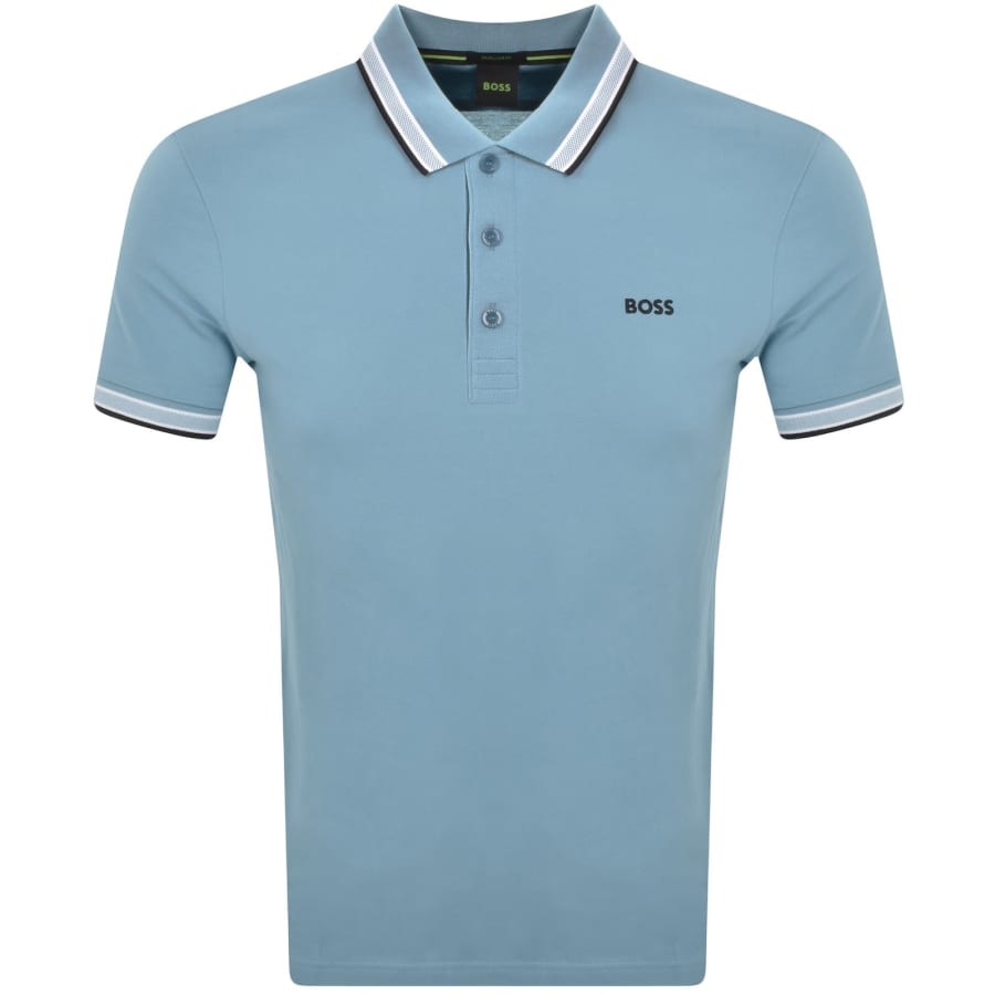 Image number 1 for BOSS Paddy Polo T Shirt Blue