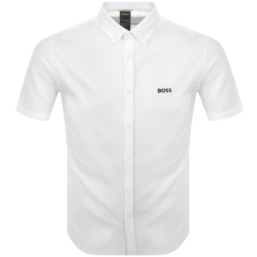Image number 1 for BOSS B Motion S Short Sleeve Shirt White