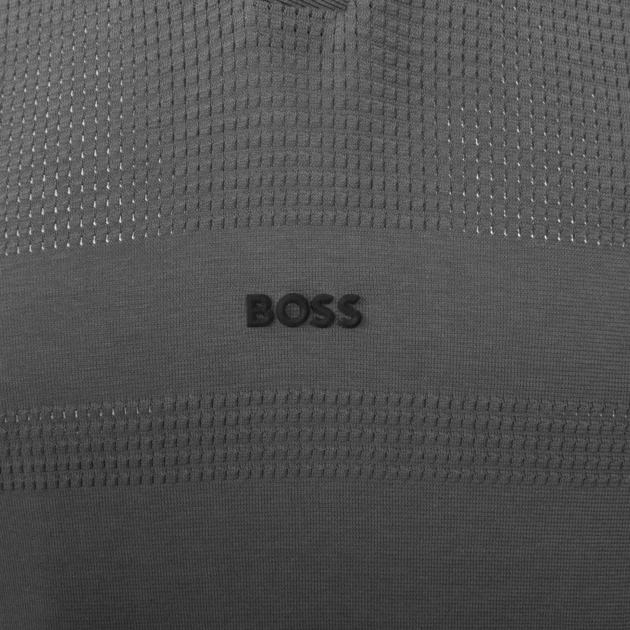 Image number 3 for BOSS Retro Polo T Shirt Grey