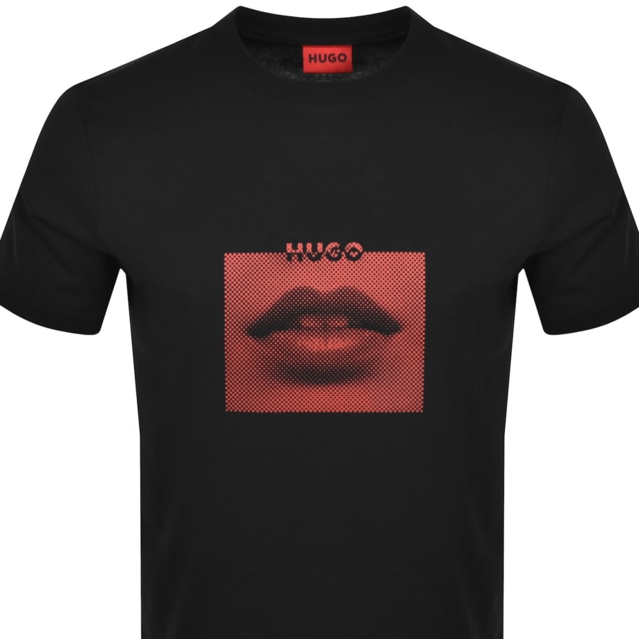 Image number 2 for HUGO Deterni T Shirt Black