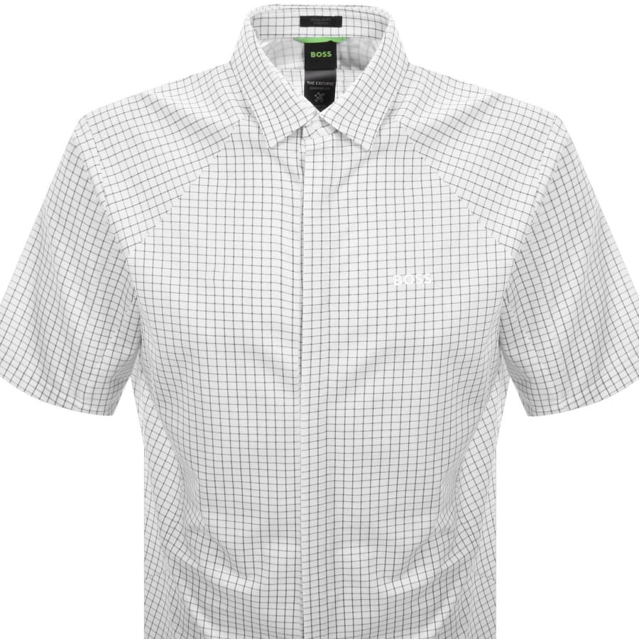 Image number 2 for BOSS B Excurse S Short Sleeve Shirt White
