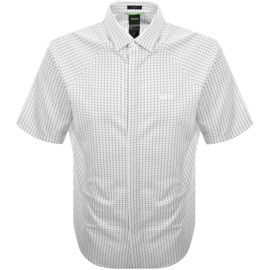 Image number 1 for BOSS B Excurse S Short Sleeve Shirt White