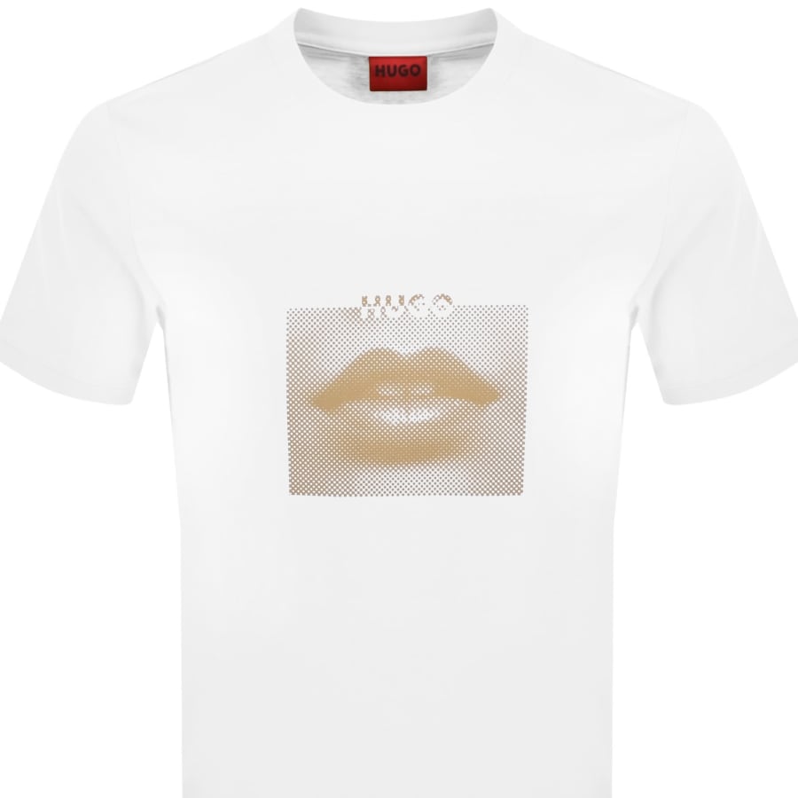 Image number 2 for HUGO Deterni T Shirt White