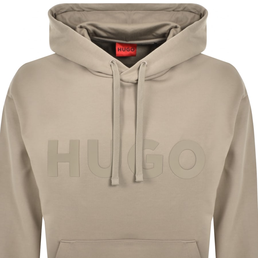 Image number 2 for HUGO Ditchle Hoodie Beige
