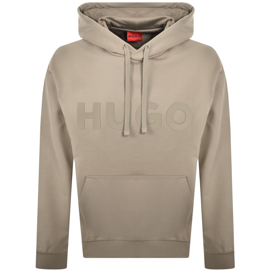 Image number 1 for HUGO Ditchle Hoodie Beige