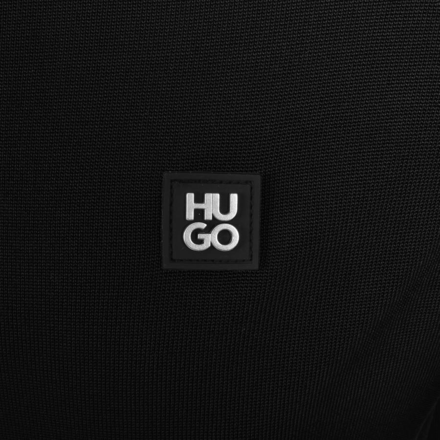 Image number 3 for HUGO Sayford Quarter Zip Jumper Black