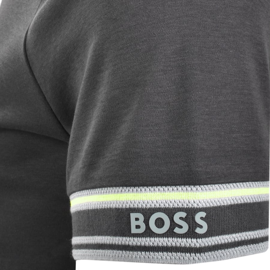 Image number 4 for BOSS Zone Polo T Shirt Grey