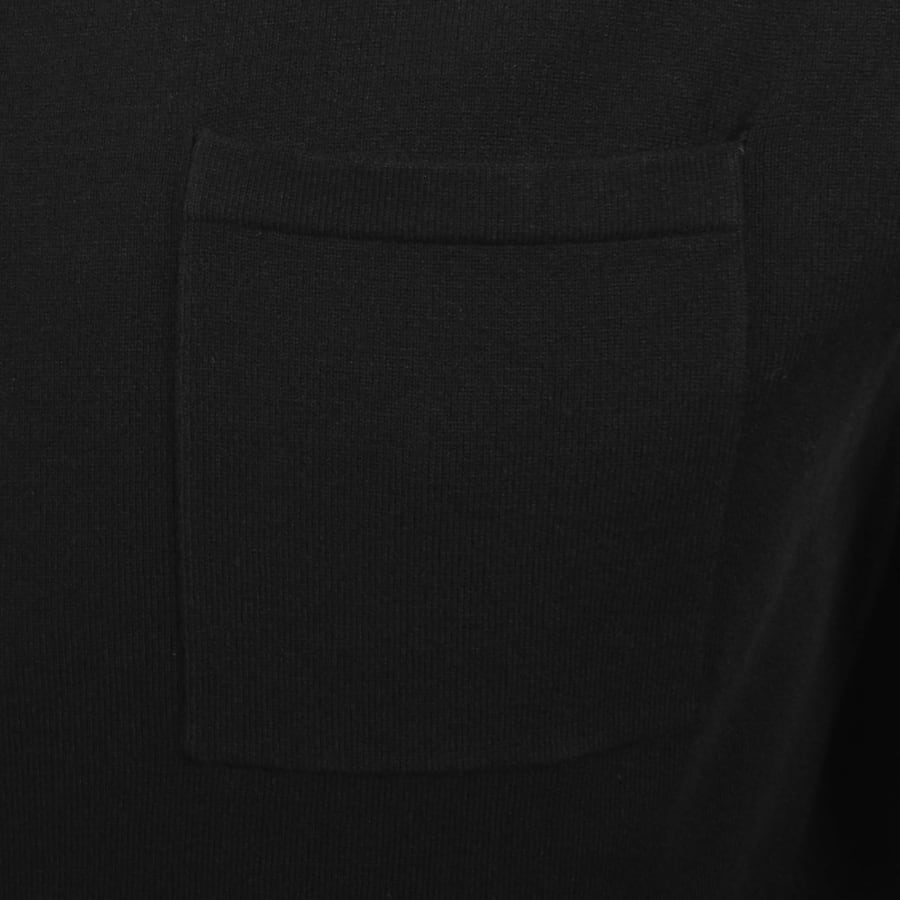 Image number 3 for HUGO San Jean Knit Polo Black