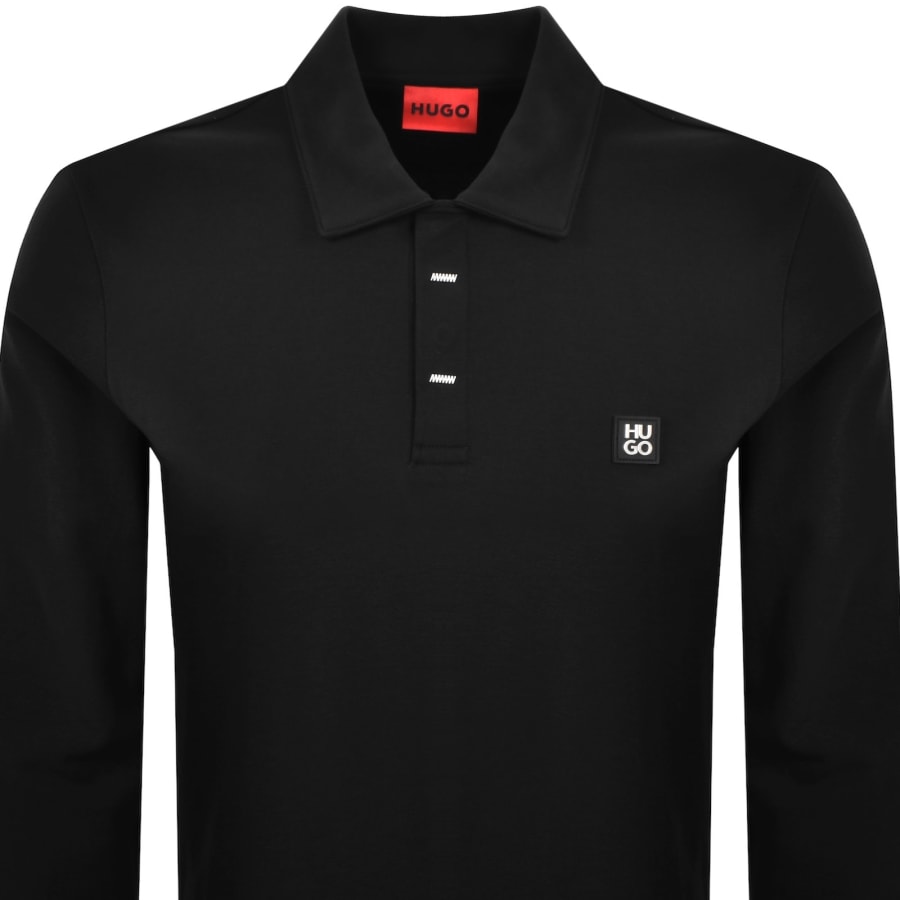 Image number 2 for HUGO Dargenpolo Regular Fit Polo T Shirt Black