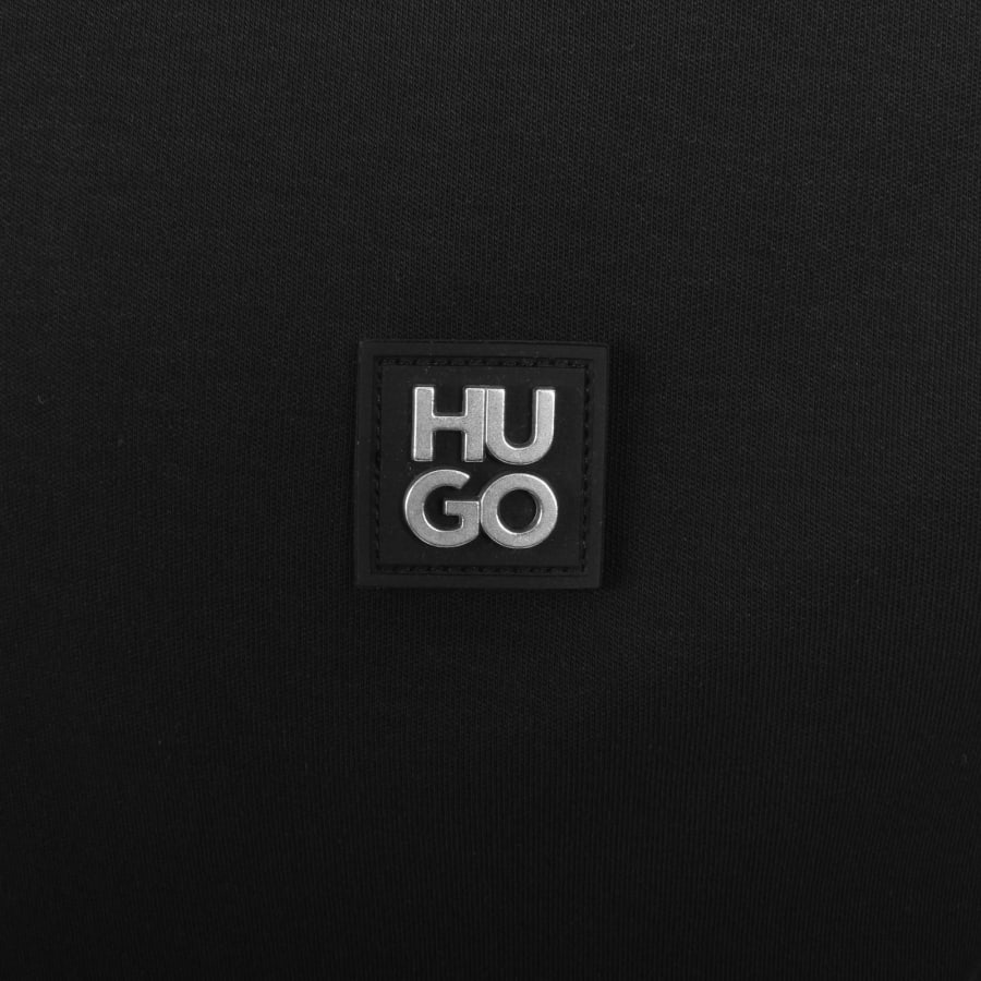 Image number 3 for HUGO Dargenpolo Regular Fit Polo T Shirt Black