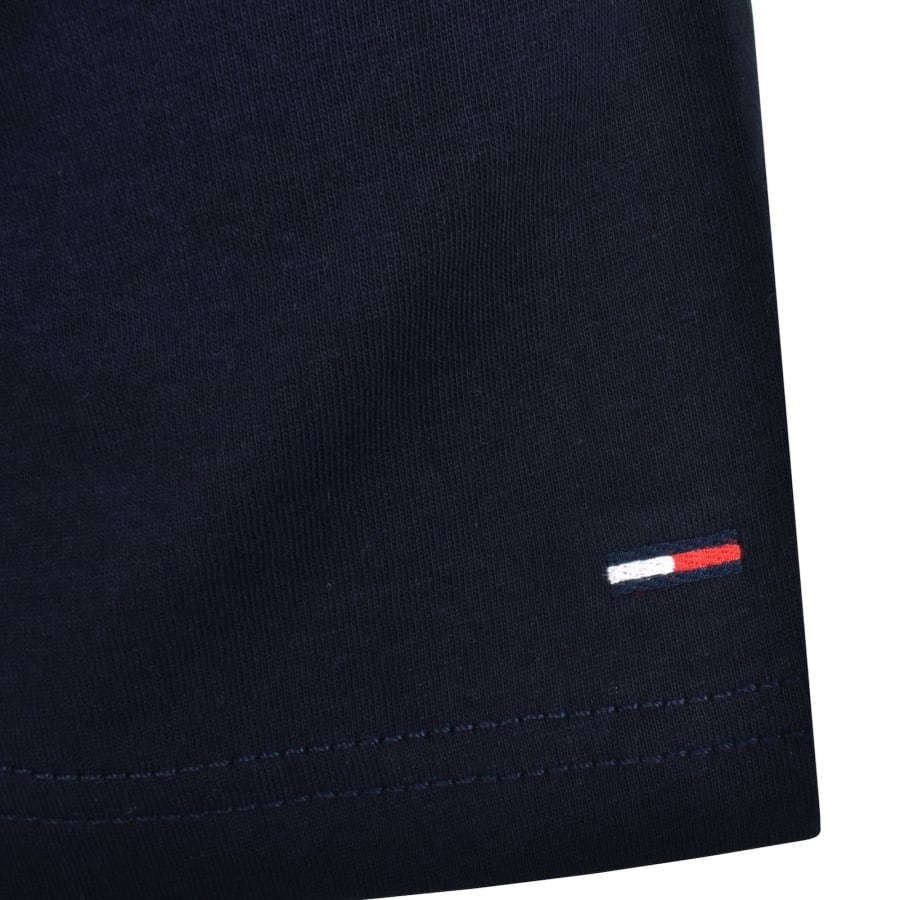 Image number 4 for Tommy Jeans Slim Pop Flag Logo T Shirt Navy