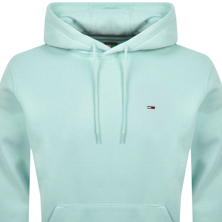 Image number 2 for Tommy Jeans Flag Logo Hoodie Blue