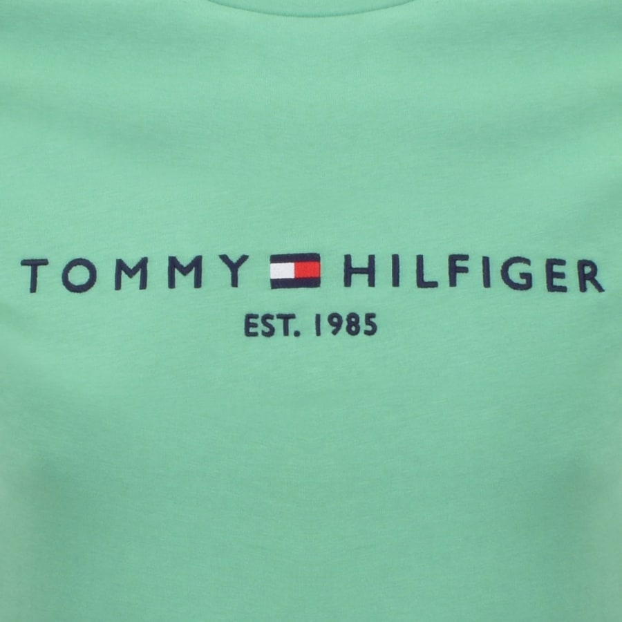 Image number 3 for Tommy Hilfiger Logo Slim Fit T Shirt Green