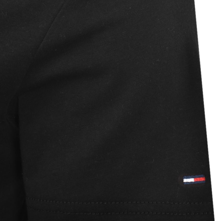 Image number 4 for Tommy Jeans Slim Pop Flag Logo T Shirt Black