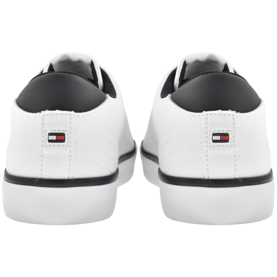 Image number 2 for Tommy Hilfiger Core Leather Trainers White