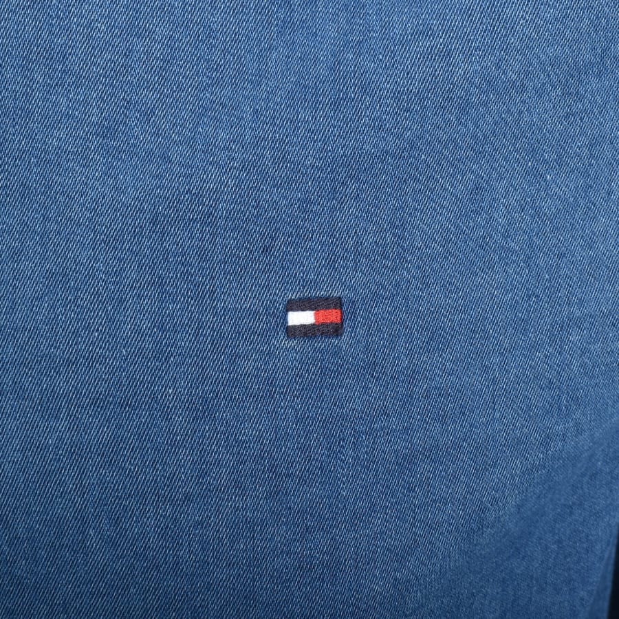 Image number 3 for Tommy Hilfiger Regular Fit Chambray Shirt Blue