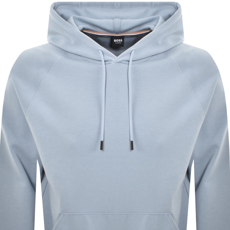 Image number 2 for BOSS HD Logo Hoodie Blue