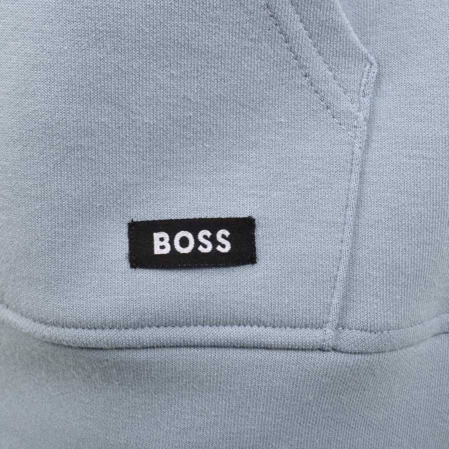Image number 3 for BOSS HD Logo Hoodie Blue