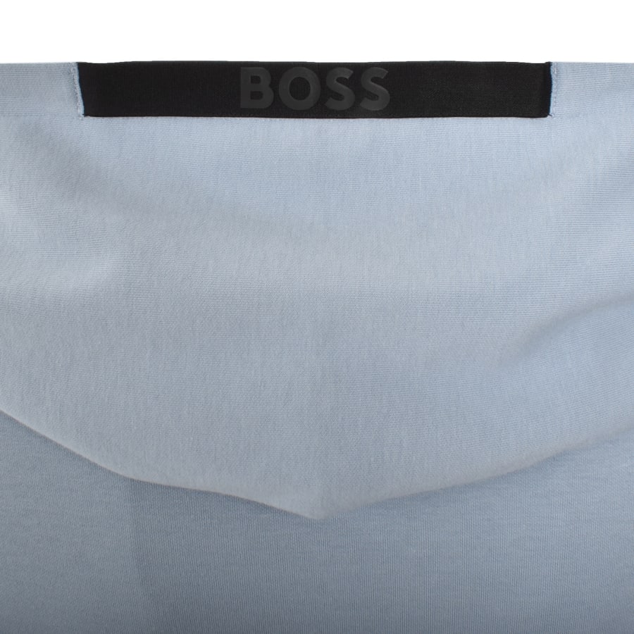 Image number 4 for BOSS HD Logo Hoodie Blue