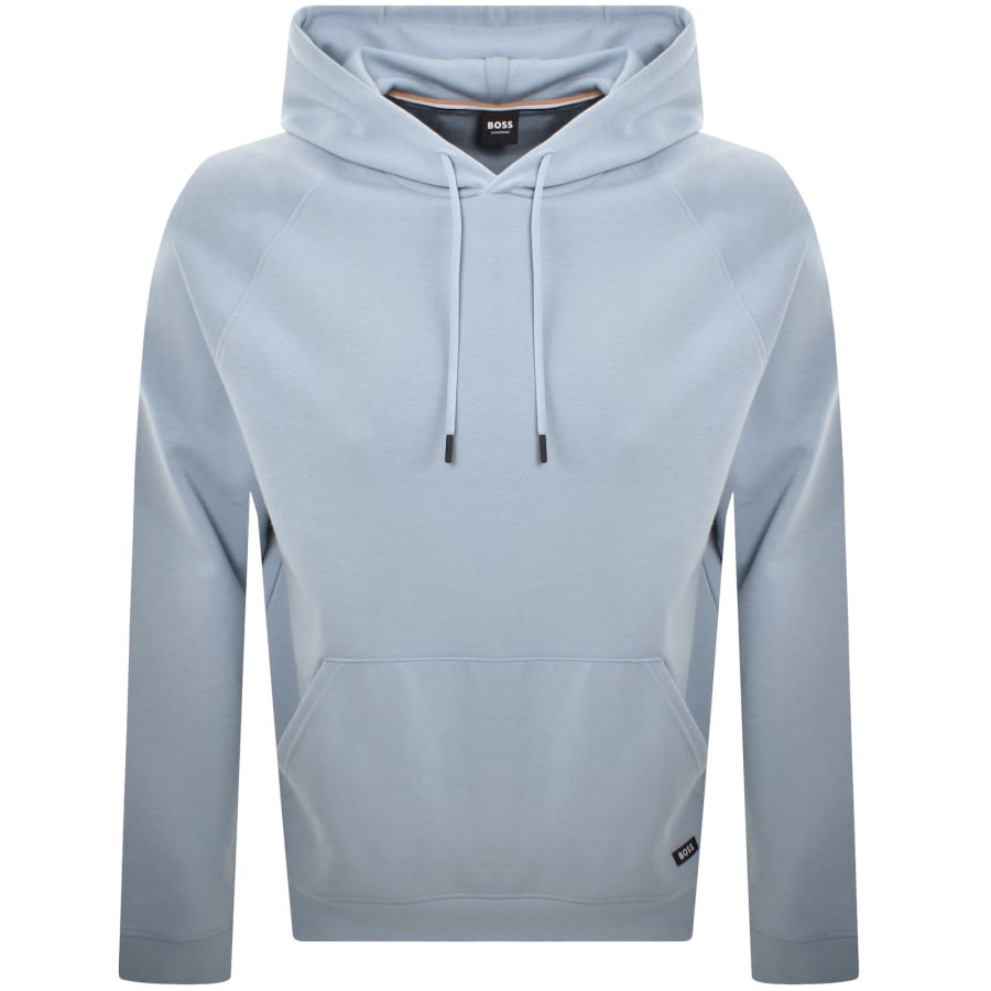 Image number 1 for BOSS HD Logo Hoodie Blue