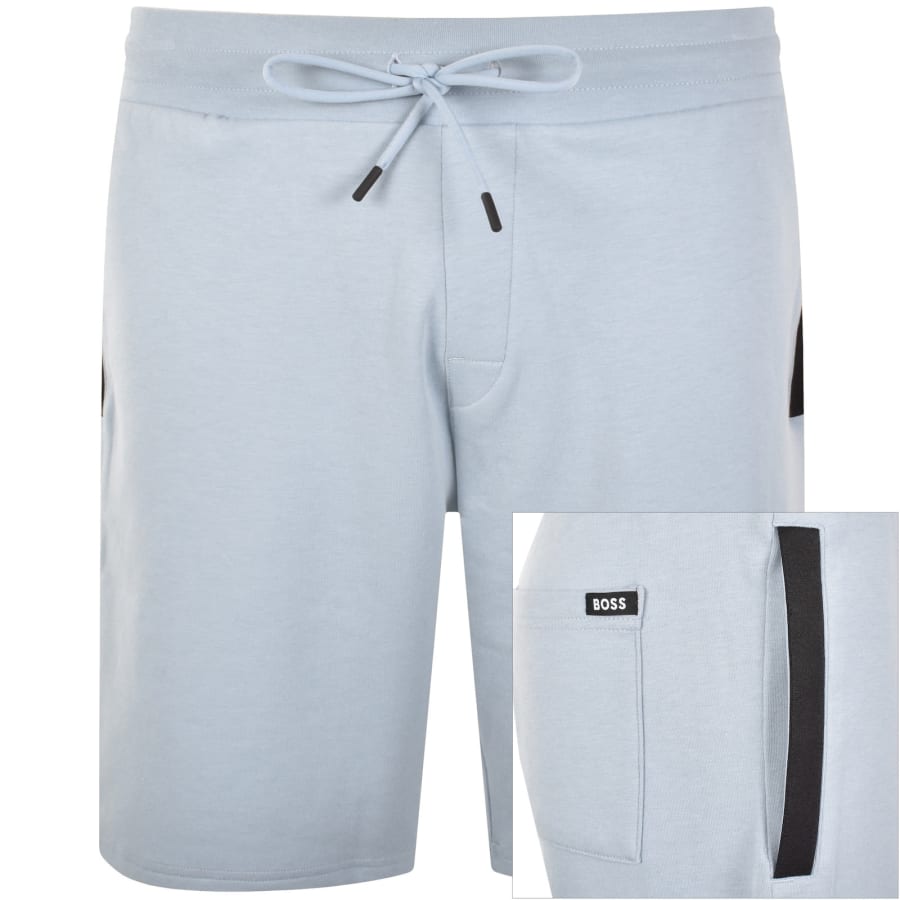 Image number 1 for BOSS HD Logo Shorts Blue