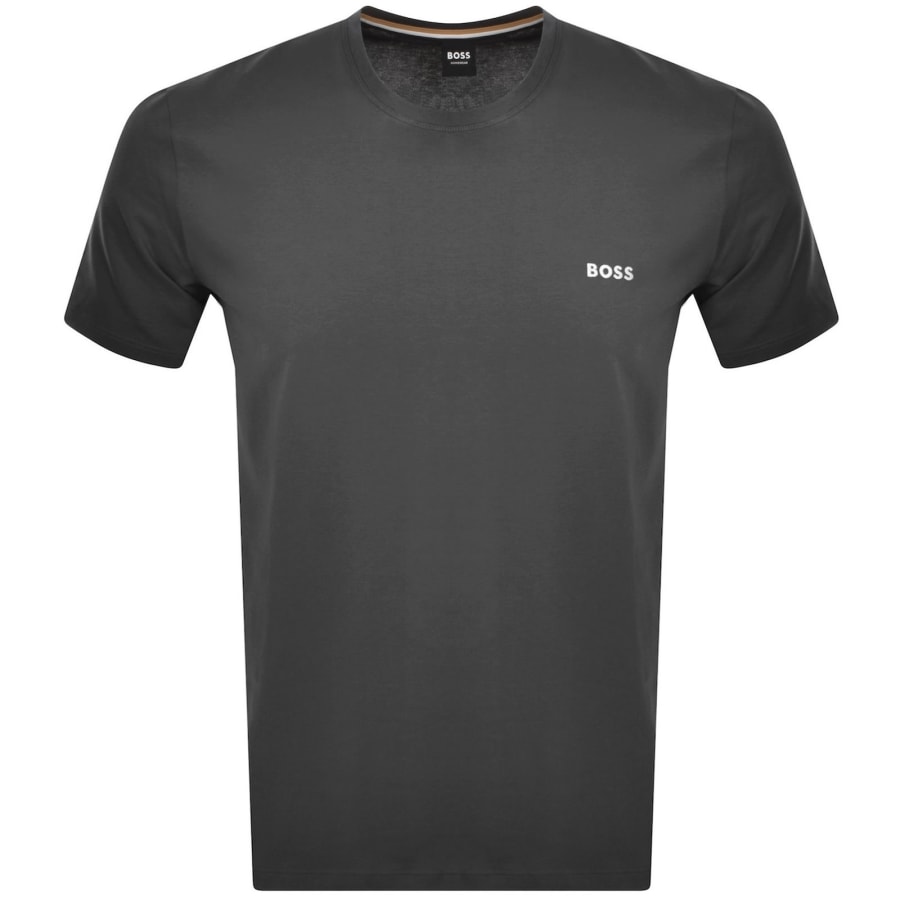 Image number 2 for BOSS Mix And Match T Shirt And Short Set Grey
