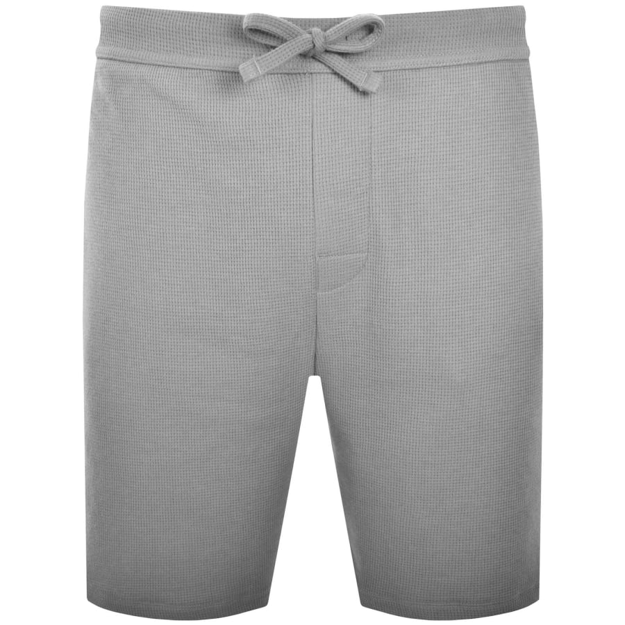 Image number 3 for BOSS Mix And Match Waffle Short Set Grey