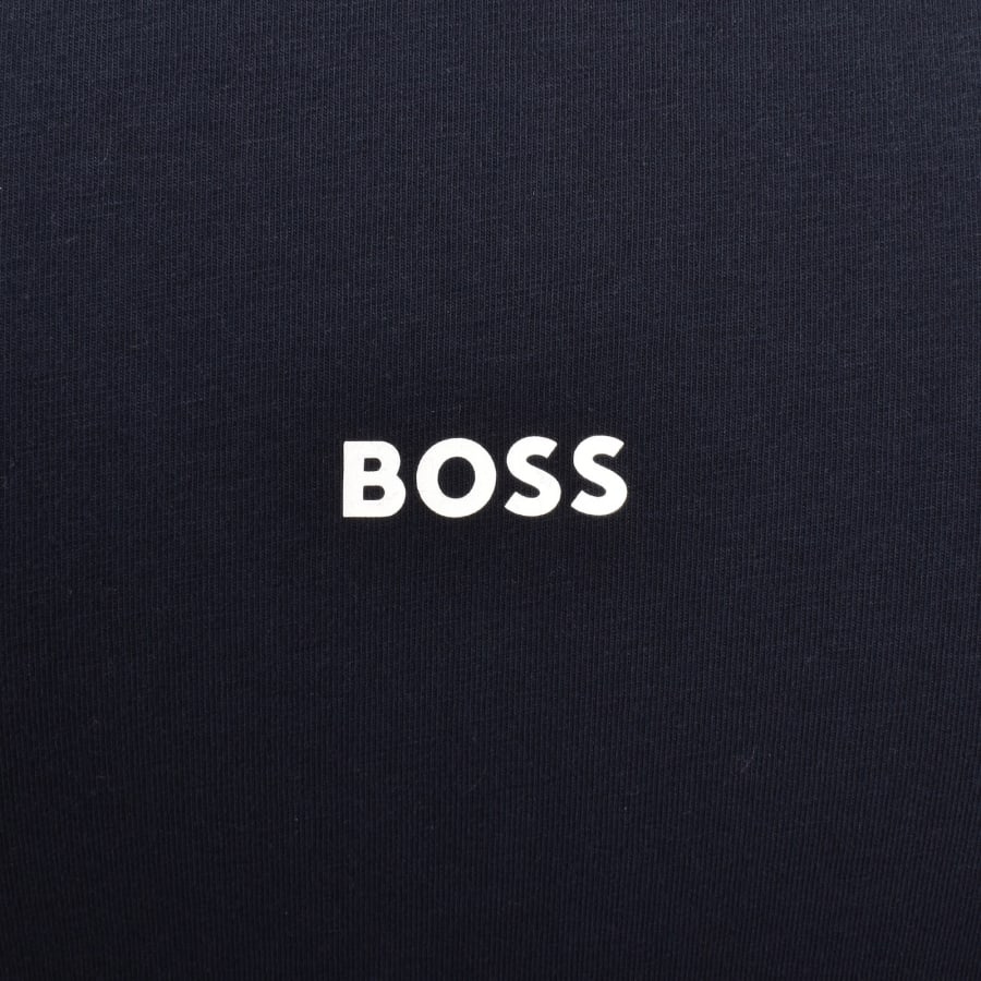 Image number 4 for BOSS Unique T Shirt And Short Set Navy