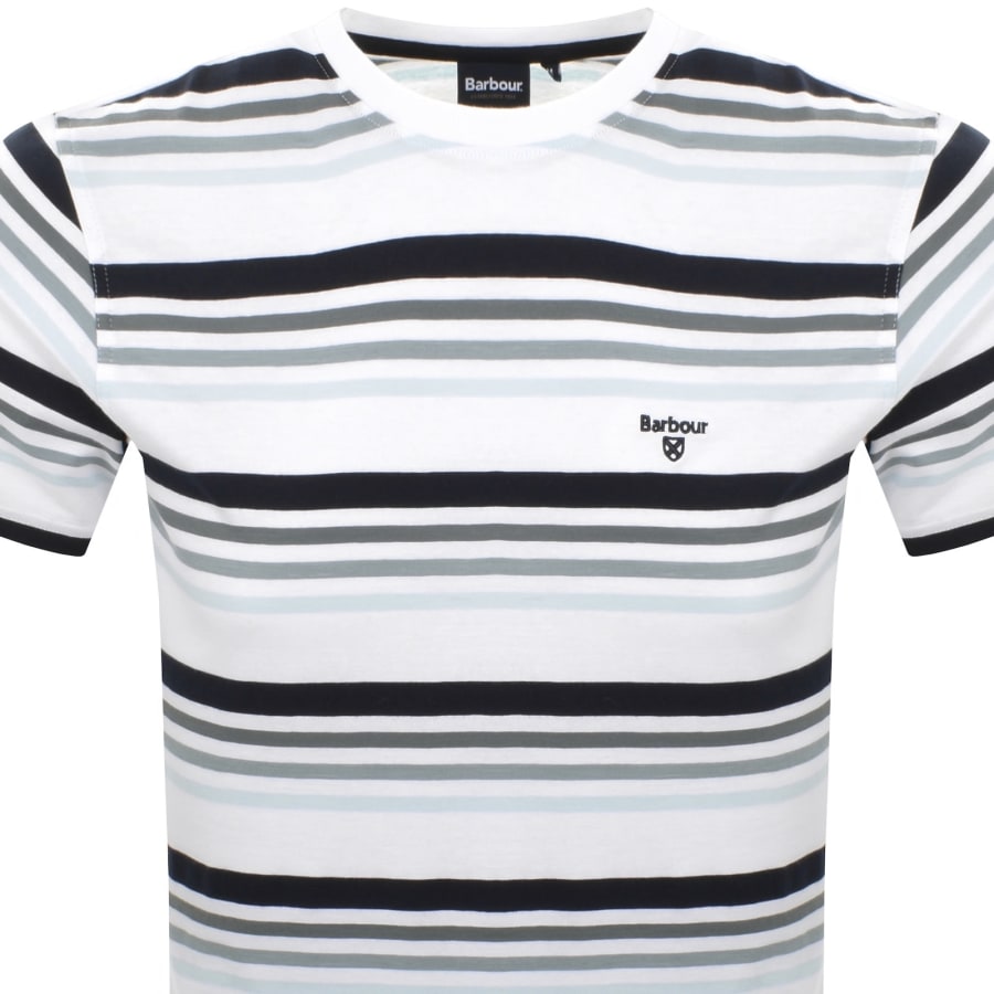 Image number 2 for Barbour Houstead Stripe T Shirt White