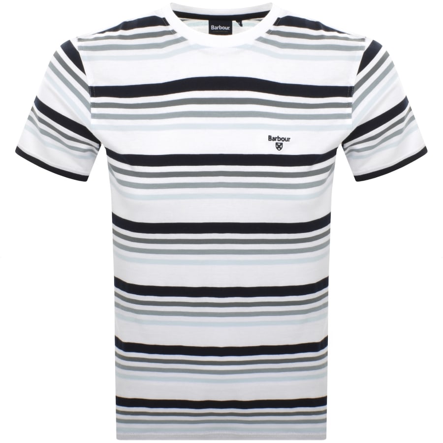 Image number 1 for Barbour Houstead Stripe T Shirt White