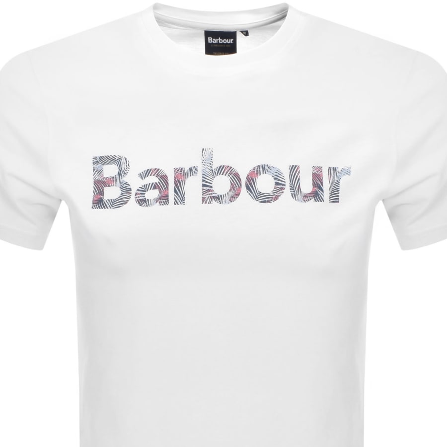 Image number 2 for Barbour Devon Graphic T Shirt White