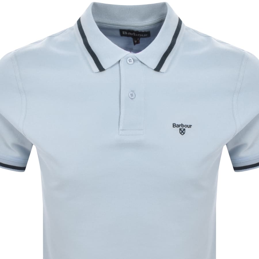 Image number 2 for Barbour Ferrybridge Tailored Polo T Shirt Blue
