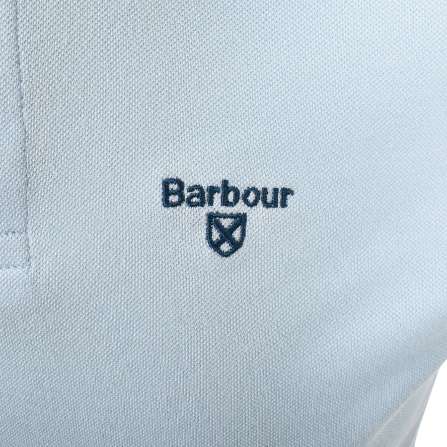 Image number 3 for Barbour Ferrybridge Tailored Polo T Shirt Blue