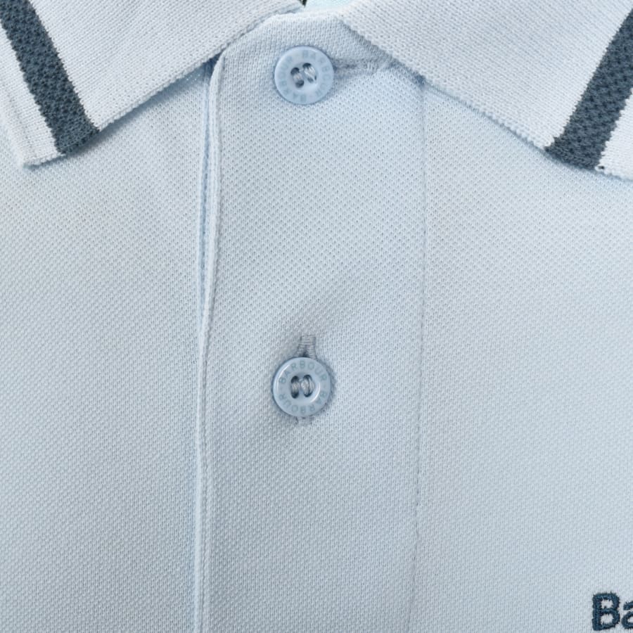 Image number 4 for Barbour Ferrybridge Tailored Polo T Shirt Blue