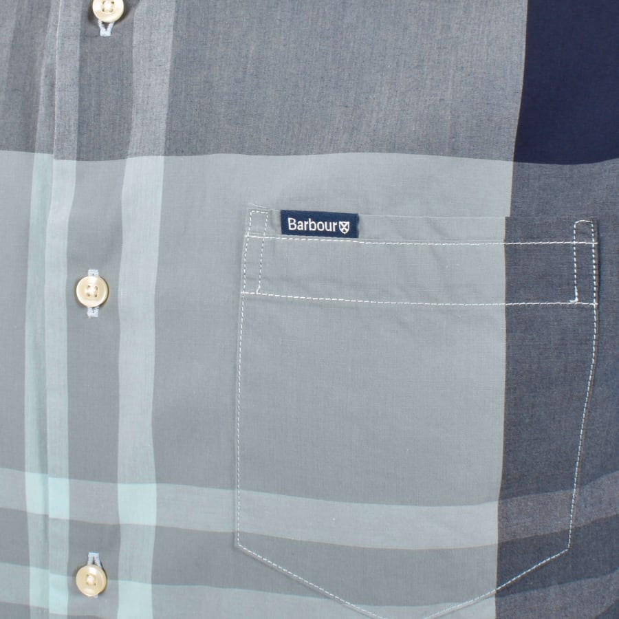 Image number 3 for Barbour Harris Check Long Sleeved Shirt Green