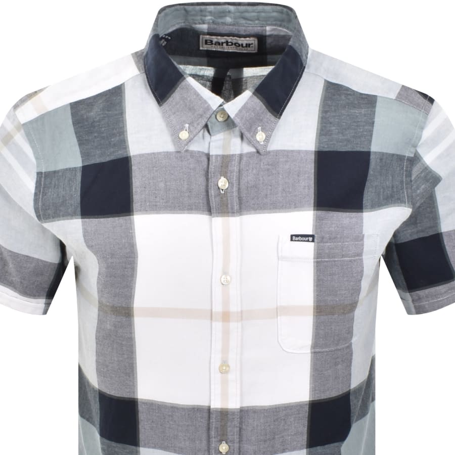 Image number 2 for Barbour Douglas Short Sleeved Shirt Green